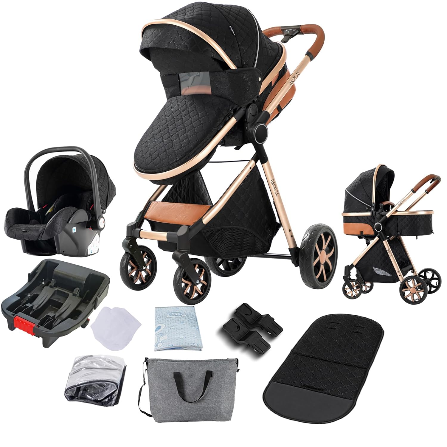 3 in 1 Baby Stroller Travel System for Newborns and Infants