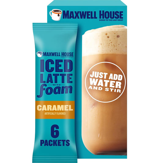 Maxwell House Iced Caramel Latte Mix - 6 Pack