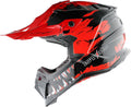 1Storm Adult Motocross Helmet Dinosaur Red - Track Style Protective
