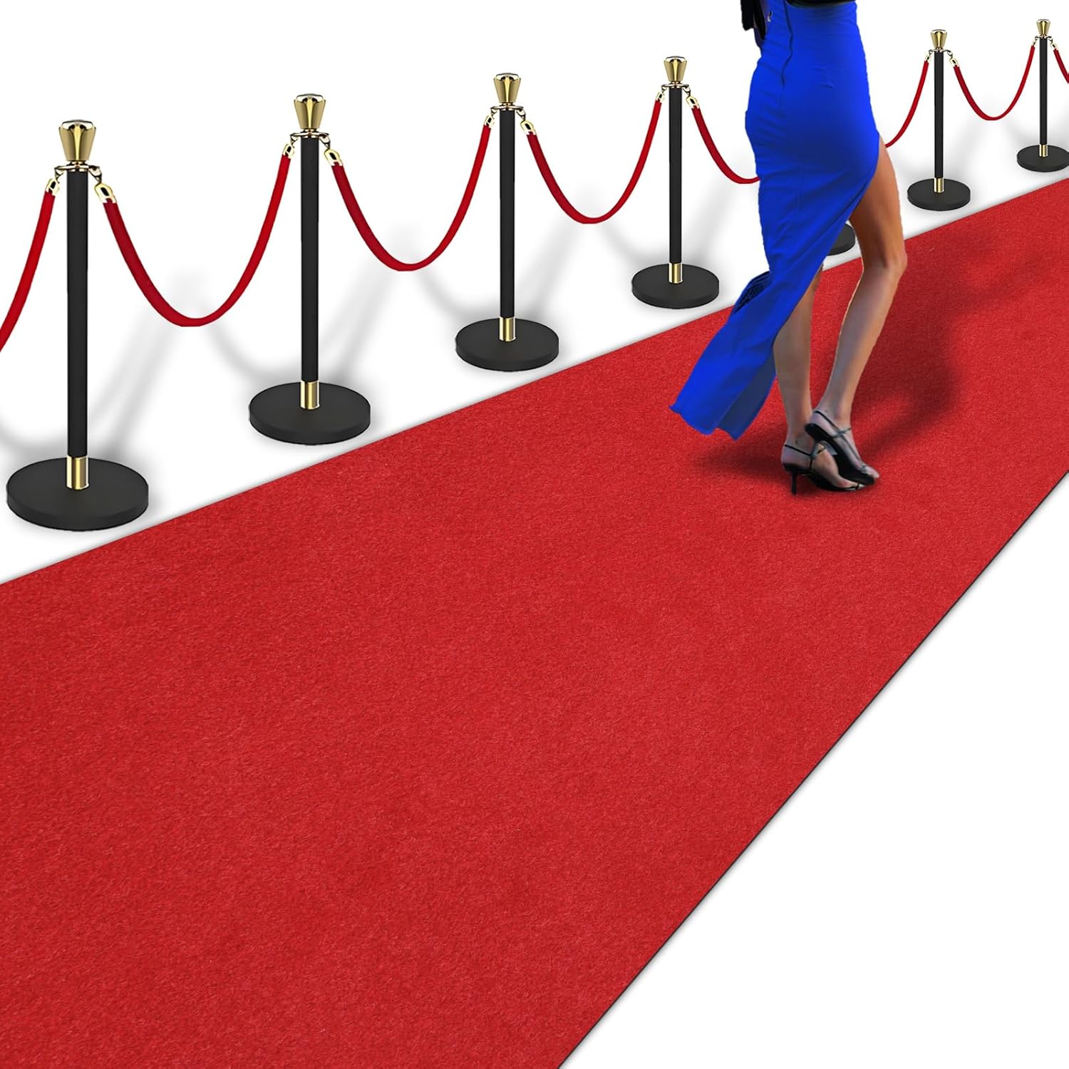 PBHEPJ 3ft x 10ft Red Carpet Runner for Events and Parties