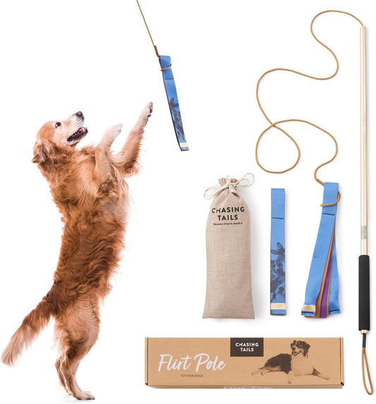 Flirt Pole for Dogs Heavy Duty - Perfect for Large Breeds