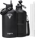 One Gallon Water Bottle 128oz Insulated Flask - Cold 48H