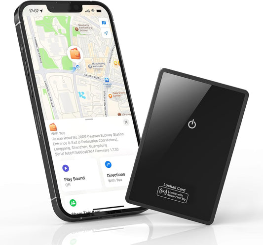Beyamis Bluetooth Tracker: Slim, Wireless Charging, Apple Find My Compatible