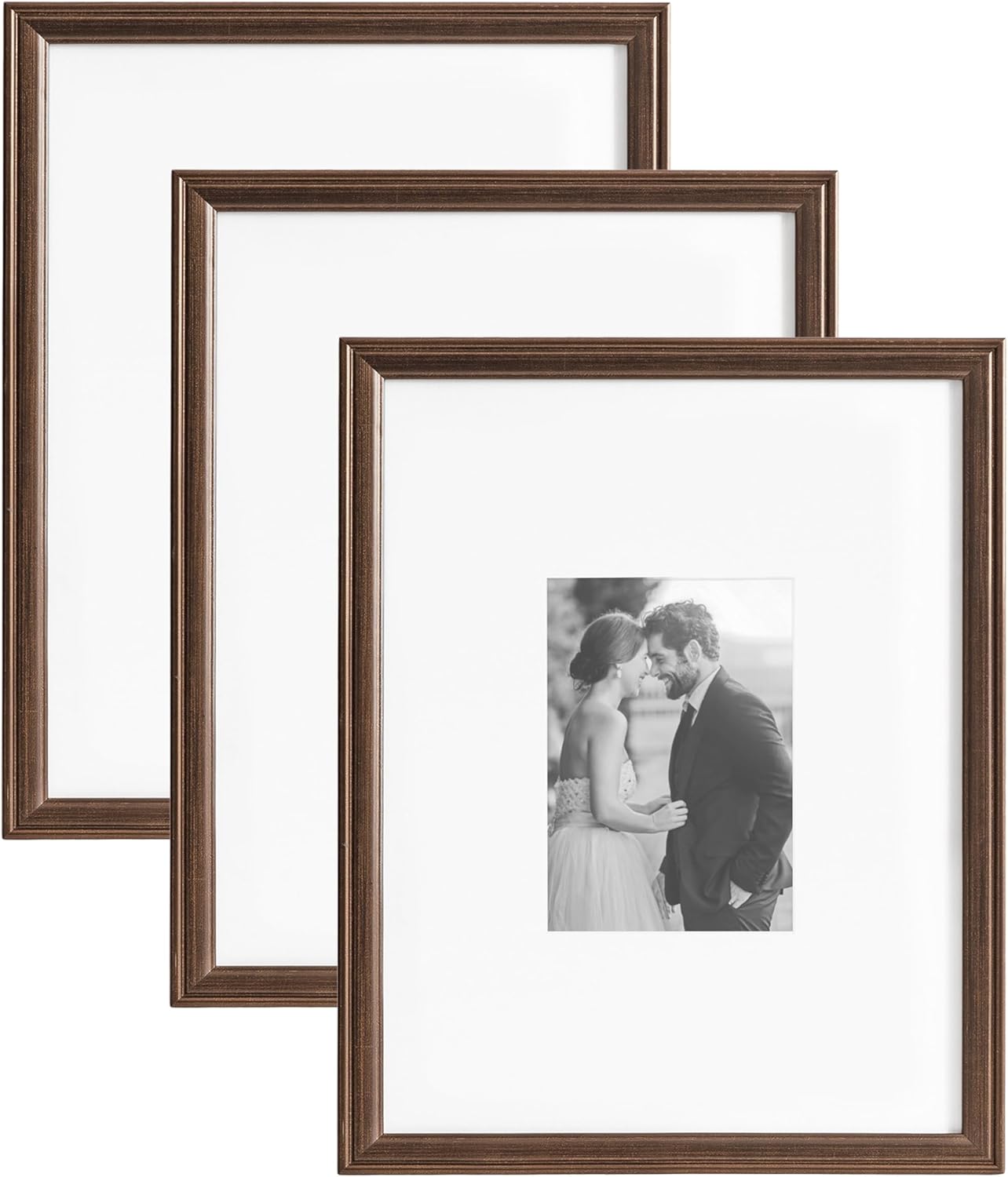 Adlynn Rectangle Picture Frame Set of 3 for Stylish Decor