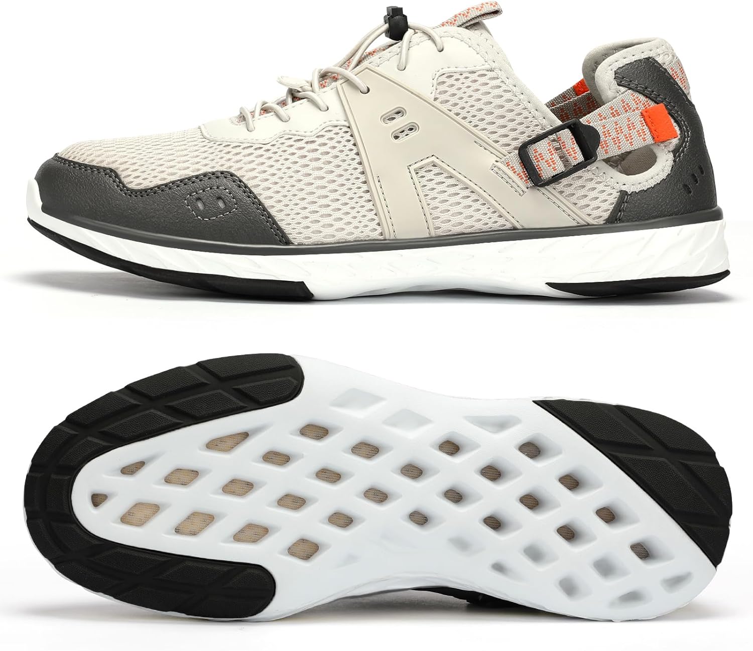 Kricely Water Shoes Men Quick Dry Aqua Shoes for Outdoor Fun