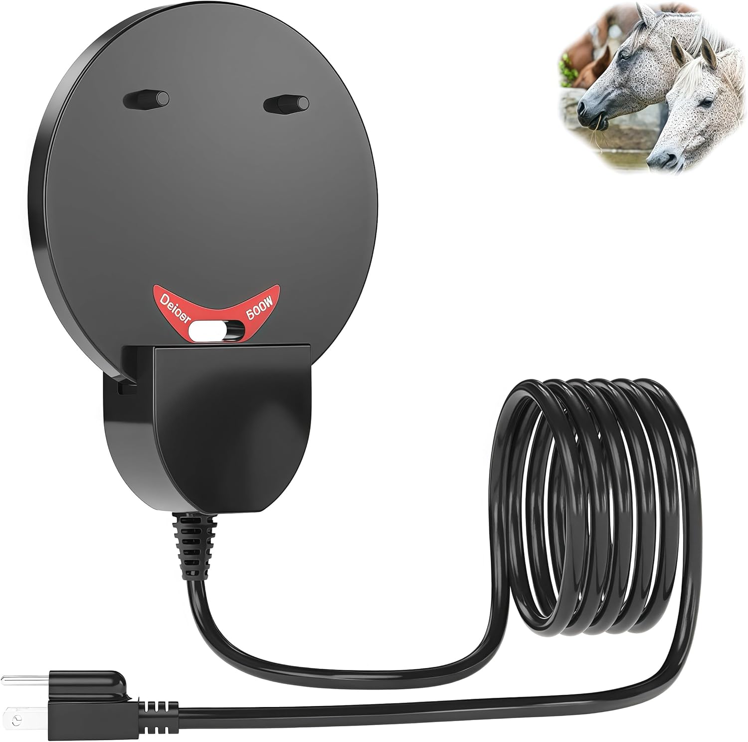 500W Aluminum Bird Bath Heater - Winter-Proof!
