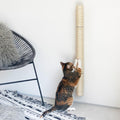 34ft Wall Mounted Cat Scratcher - Extra-Tall Vertical Sisal Post