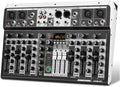 8 Channel Audio Mixer DJ Mixer Sound Board Console - 8-Channel