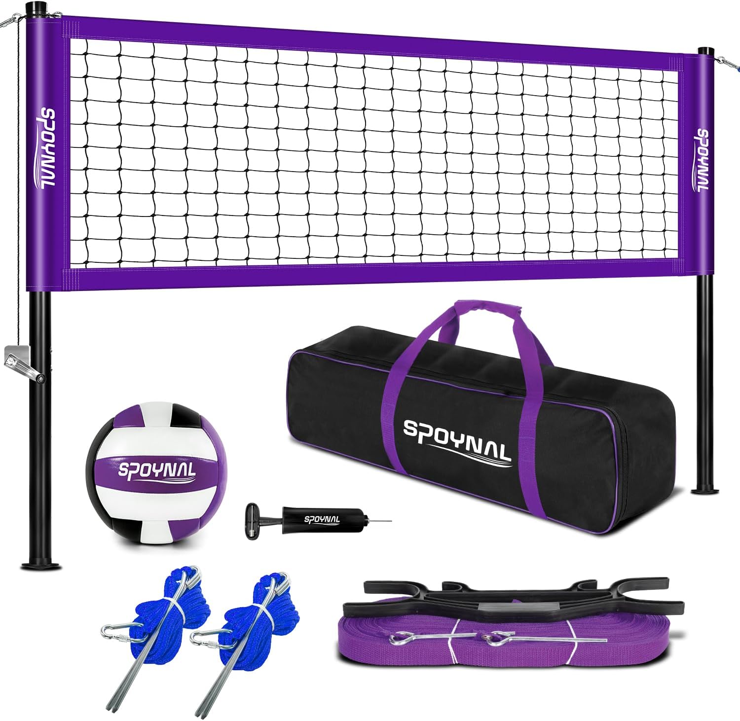 Outdoor Portable Volleyball Net Set for Backyard and Beach Fun