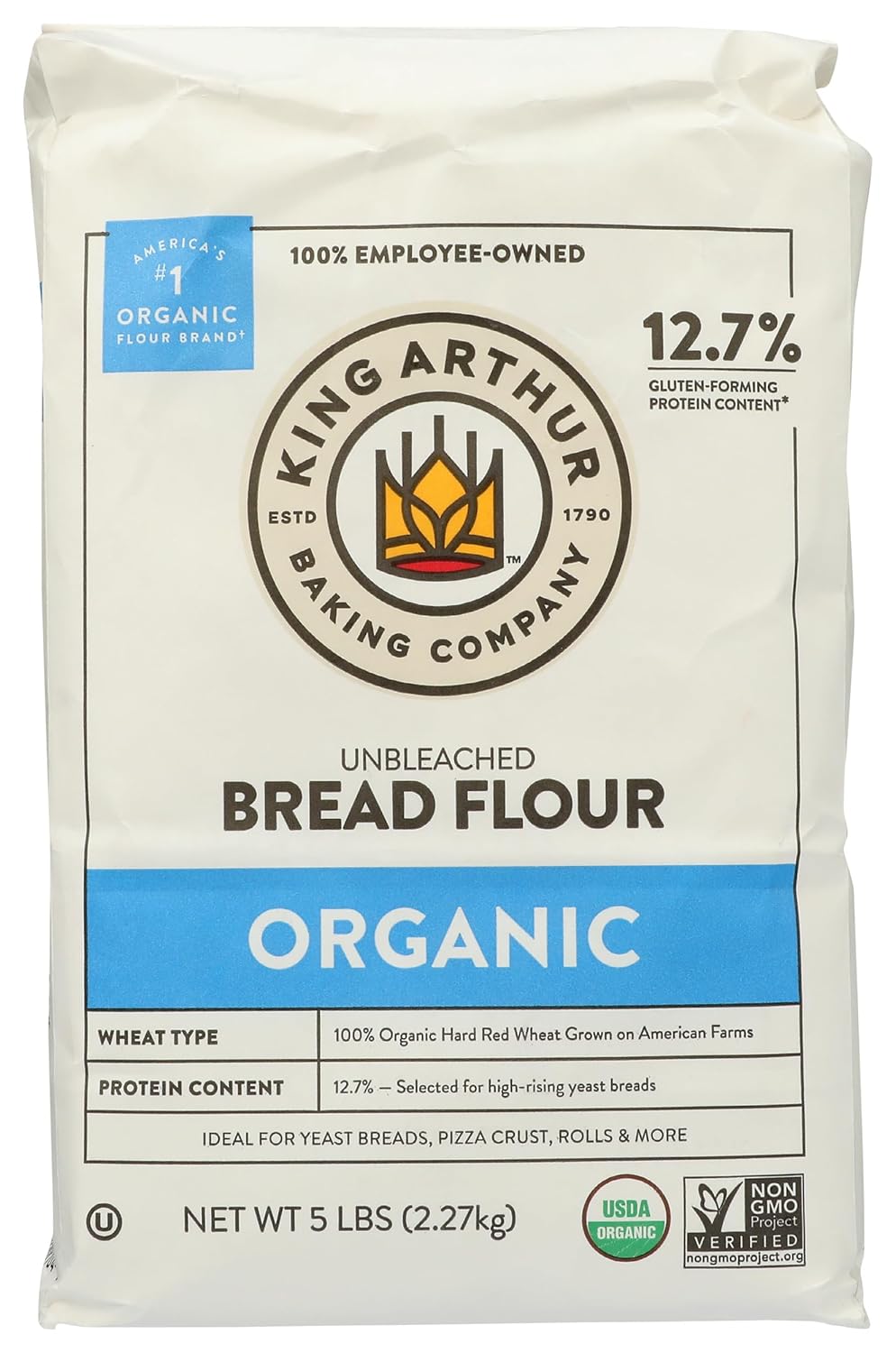 King Arthur Flour Organic Bread Mix, 5 lbs