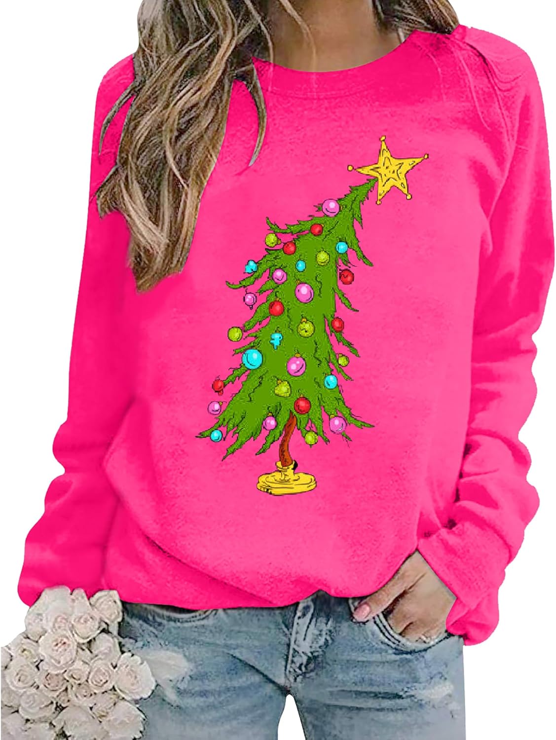 Cute Christmas Tree Sweatshirt for Festive Style