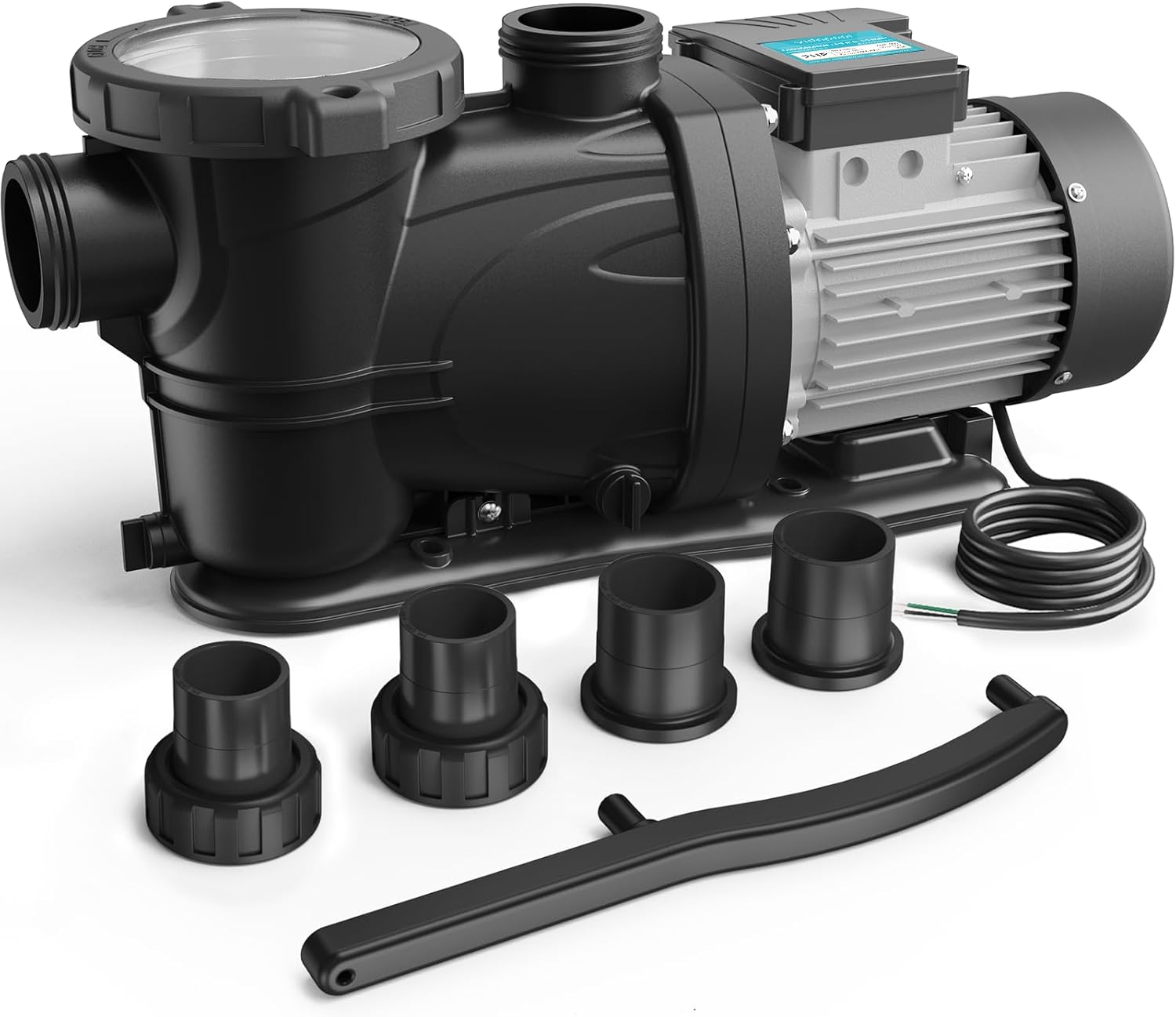 High Flow 2HP Pool Pump for Above Ground and Inground Pools