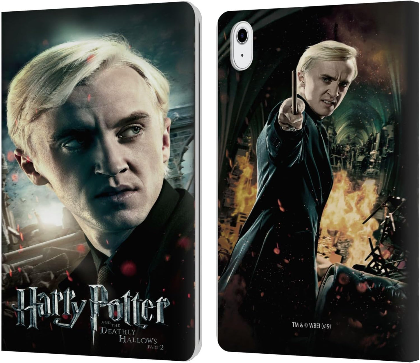 Harry Potter Draco Malfoy Leather Wallet Case for iPad Air