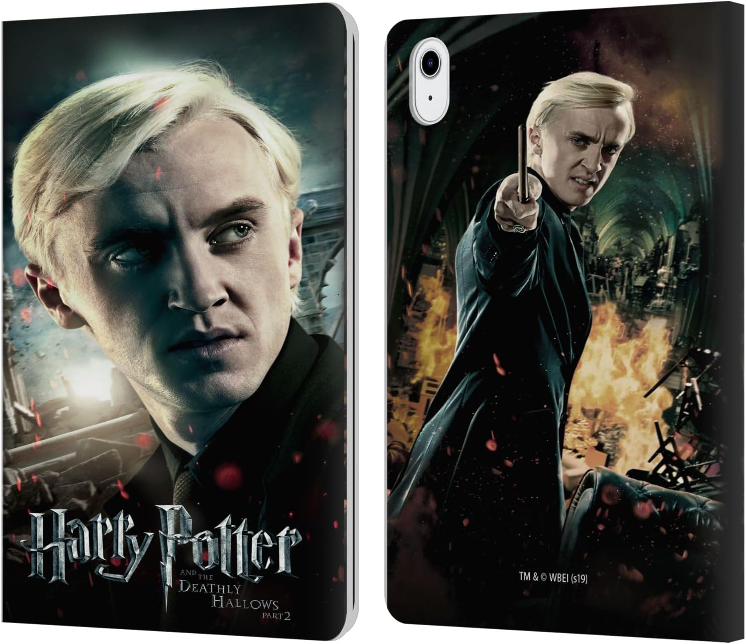 Harry Potter Draco Malfoy Leather Wallet Case for iPad Air