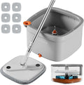Spin Mop and Bucket Set with Separation Dirty and Clean Water System