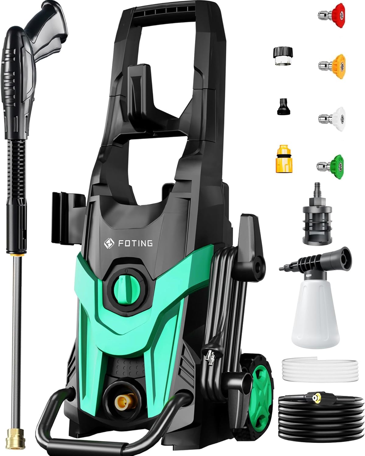 FOTING Electric Pressure Washer - 4300 PSI Power for Ultimate Cleaning