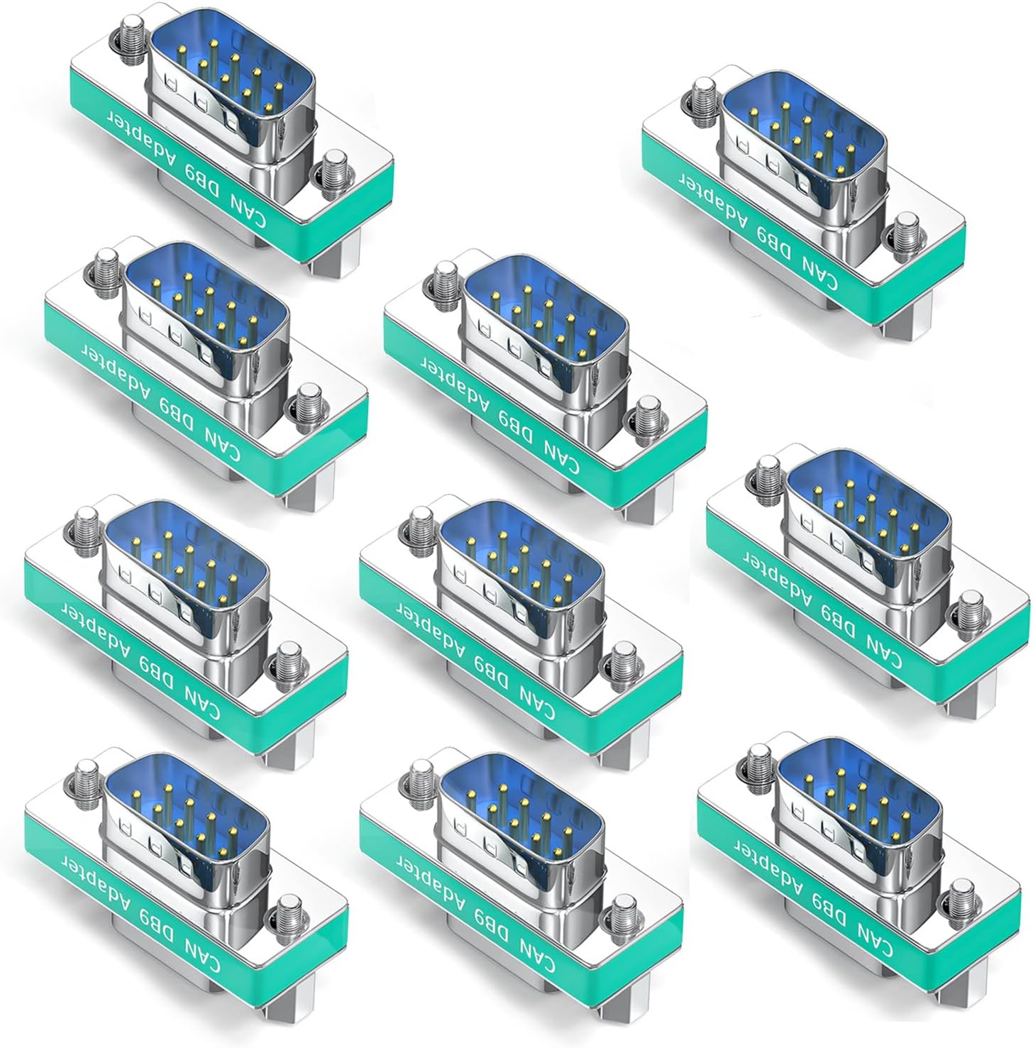 10Pack CAN Bus Terminal Resistance 120 OHM D-SUB 9 PIN Connector