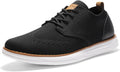 Bruno Marc KnitFlex Craft Mesh Oxfords - Lightweight Comfort Shoes