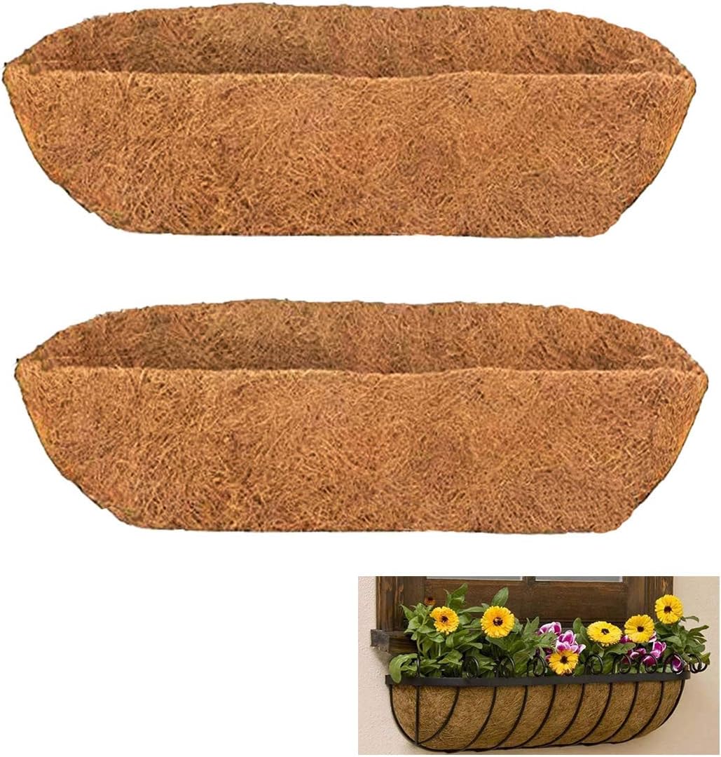 48 inch Trough Coco Liner for Wall Planters - 2 Pack