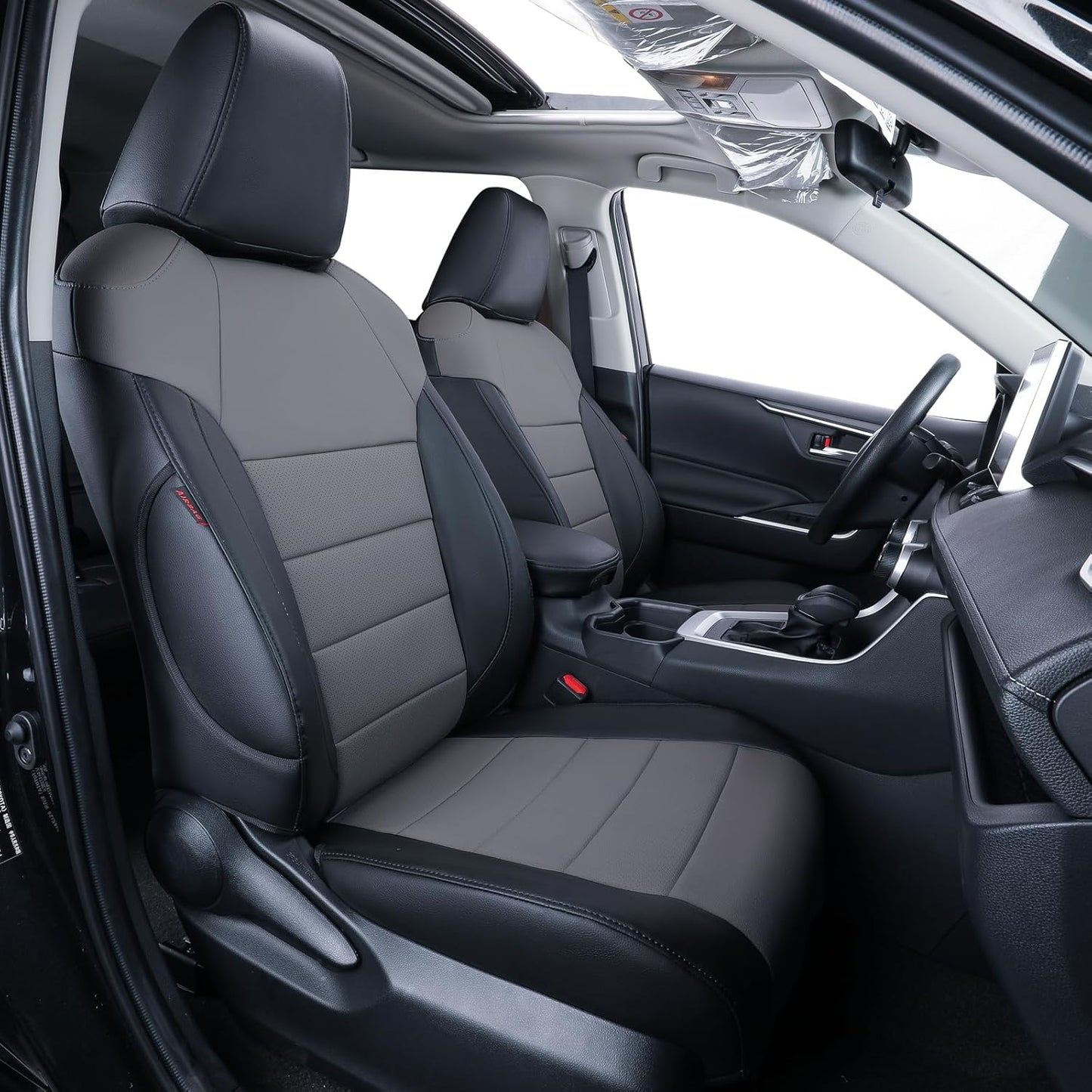 Custom Fit Waterproof Leather Seat Covers for 2019-2025 RAV4