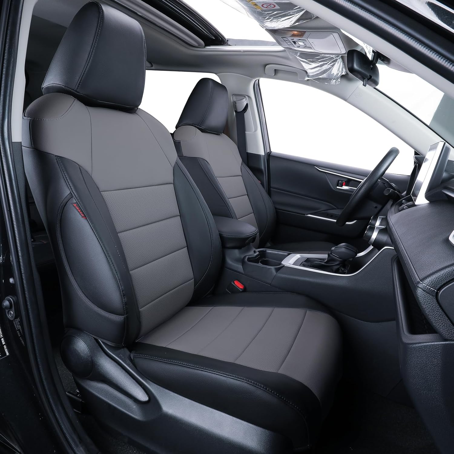 Custom Fit Waterproof Leather Seat Covers for 2019-2025 RAV4