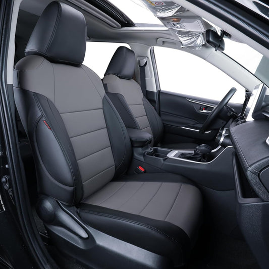 Custom Fit Waterproof Leather Seat Covers for 2019-2025 RAV4