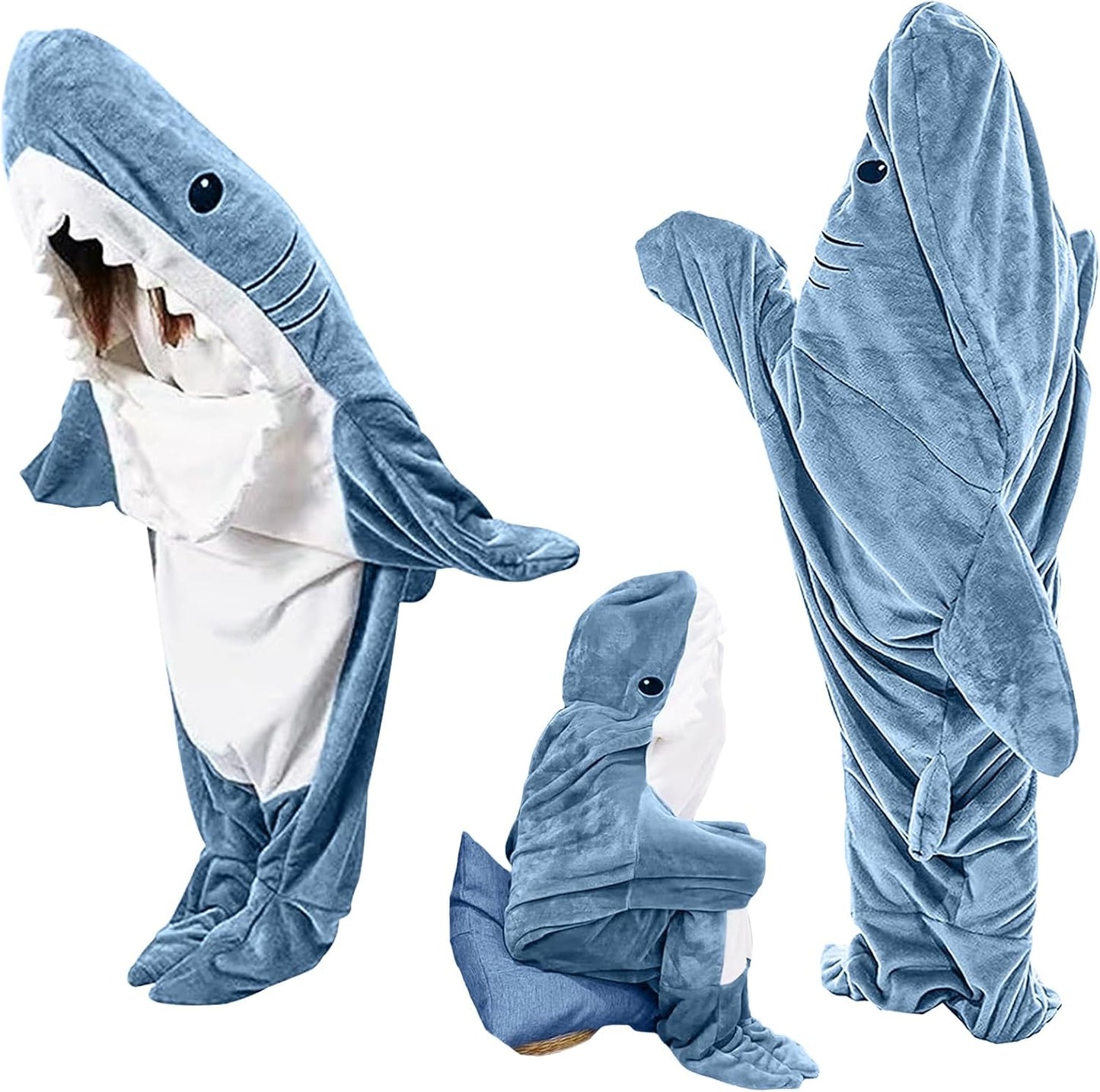 Cozy Shark Hoodie Onesie for Ambitelligence