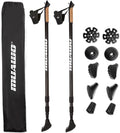 Premium Nordic Walking Poles - Ultralight 190g Adjustable Carbon