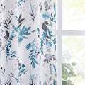 Floral Blackout Curtains 63 in 2 Panels - Thermal Light Blocking