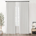 SHINELAND 102 in Curtains for Living Room - 100% Blackout Noise