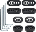 Rubber Exhaust Hanger 2 & 4 Hole with 90Bend Rods - Durable Vibration