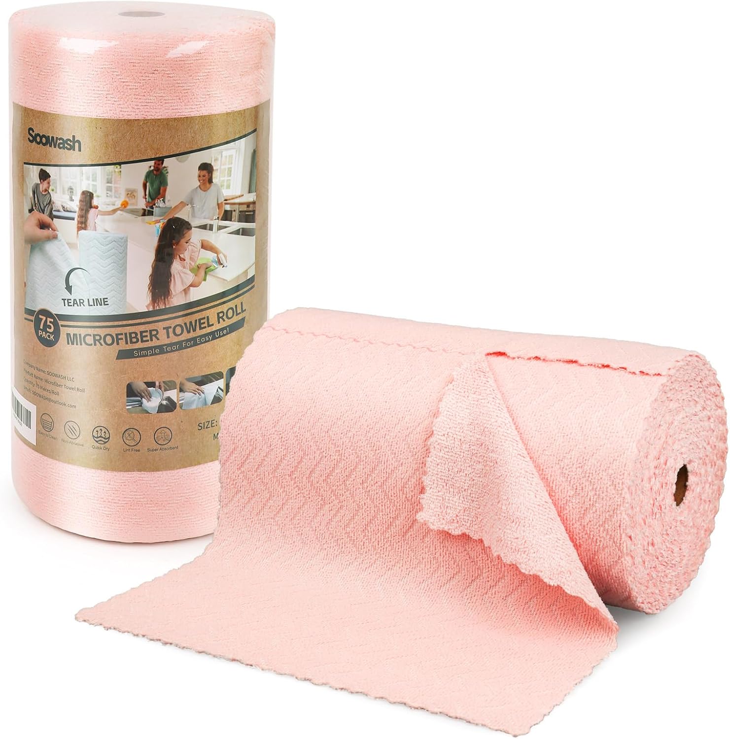 Ultra Absorbent Microfiber Cleaning Cloths - SOOWASH