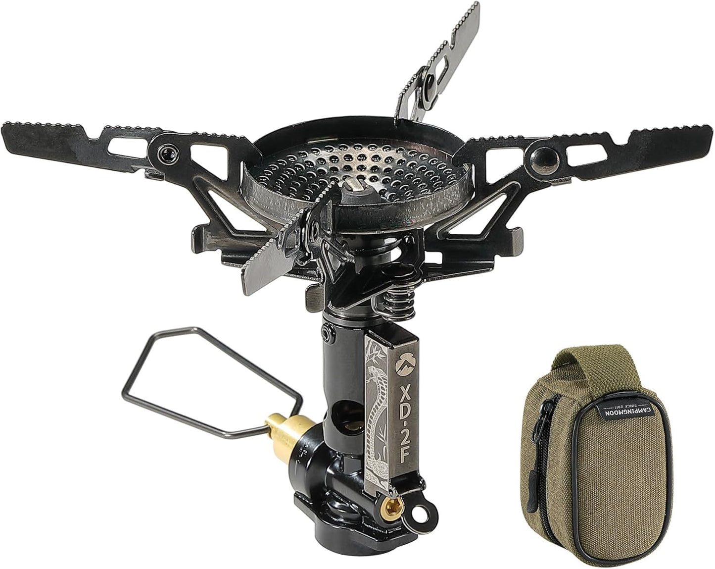CAMPINGMOON Portable Compact Foldable Canister Top Stove