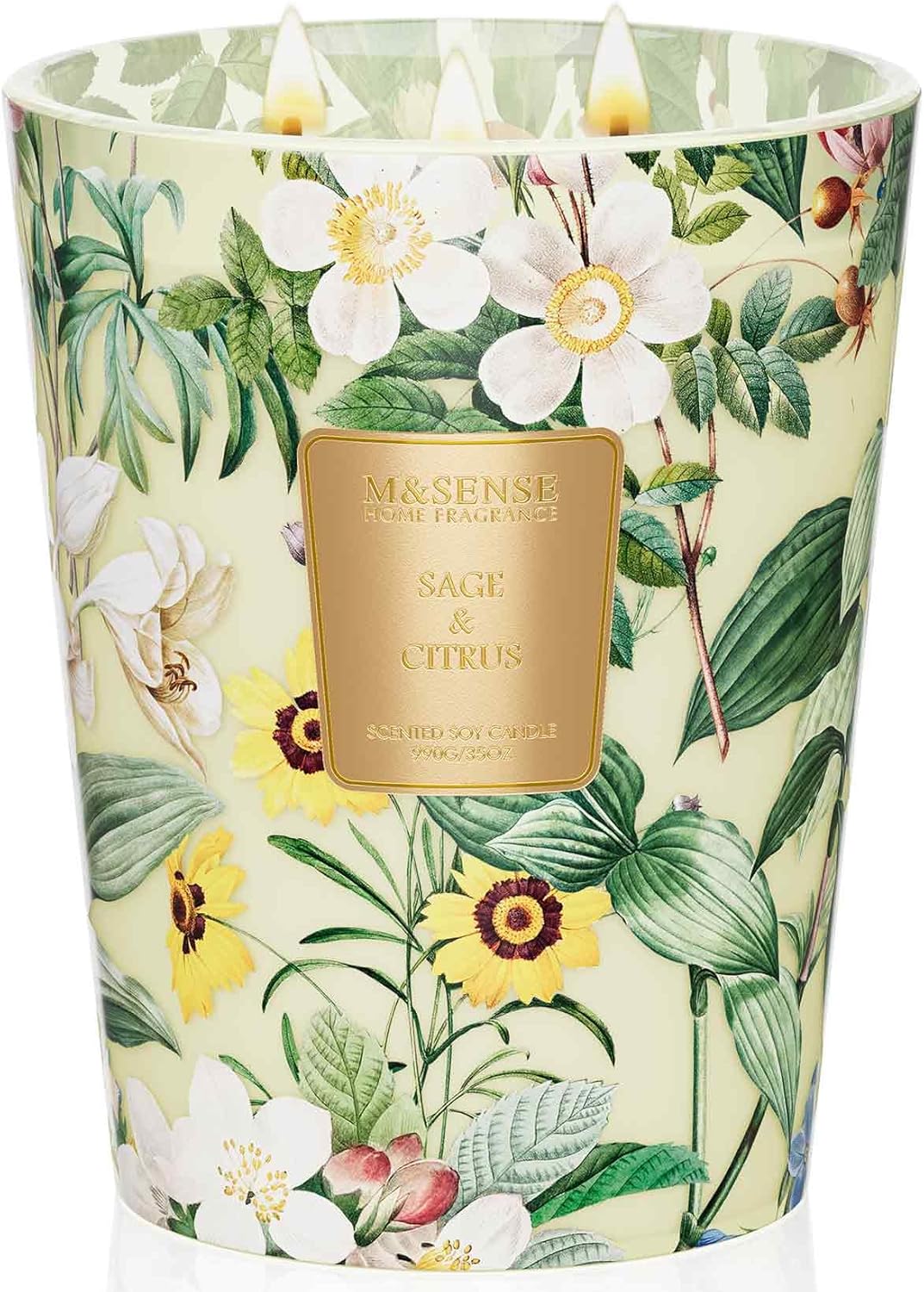 M&SENSE Extra Large Candle for Home Fragrance and Decor