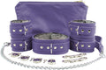 VP Leather Atlanta Set BDSM Kit with Wrist & Ankle Cuffs - Luxurious