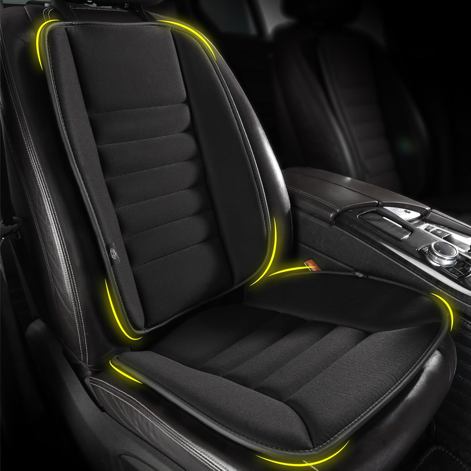 Premium Memory Foam Car Seat & Back Cushion