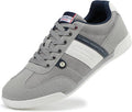 Mens Casual PU Leather Sneakers for Men - Breathable Comfort Walkers