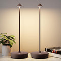 Portable Rechargeable LED Table Lamp Set - 3 Brightness Levels, 6000mAh Battery