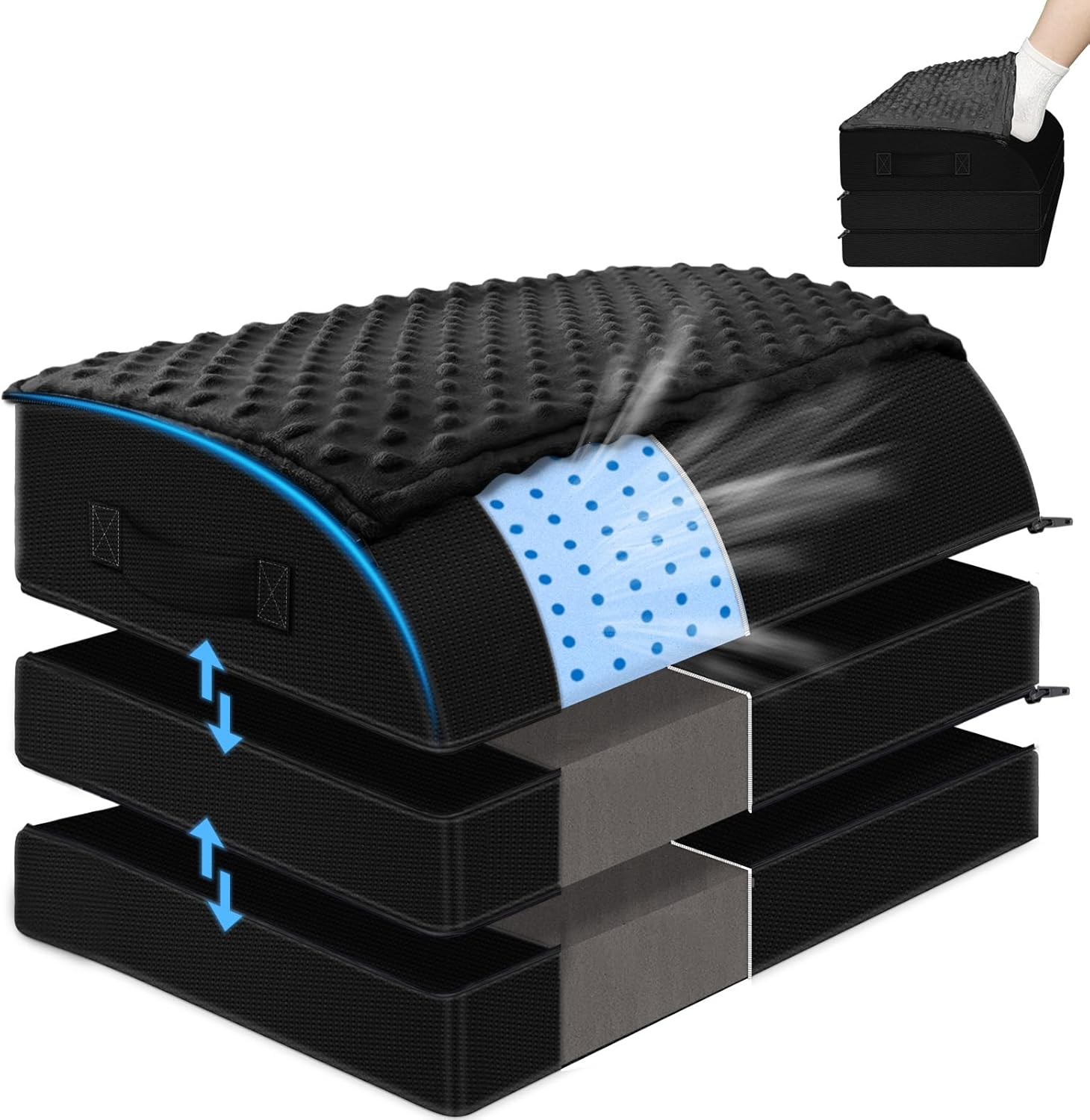 Adjustable Gel Foot Rest for Ultimate Comfort!
