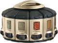 KitchenArt Select-A-Spice Auto-Measure Carousel Satin - Space-Saving
