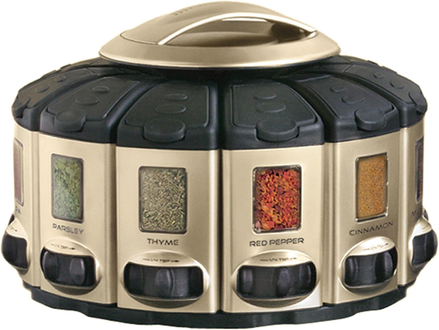 KitchenArt 57010 Select-A-Spice Carousel for Perfect Seasoning