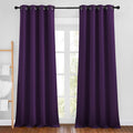Royal Purple Room Darkening Draperies and Curtains - Energy Saving