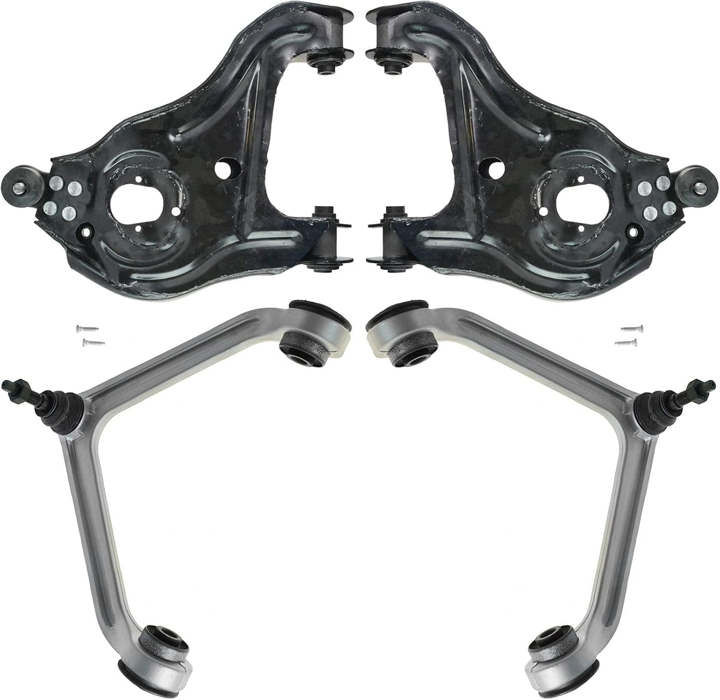 TRQ Front Upper & Lower Control Arms for Ram Pickup Truck