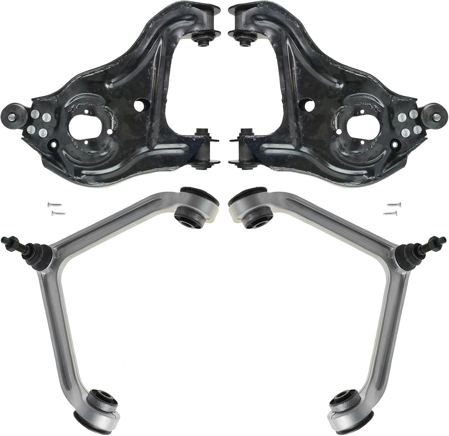 TRQ Front Upper & Lower Control Arms for Ram Pickup Truck