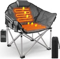Heated Camping Chair Oversized Portable Heated Chair - Supports 440