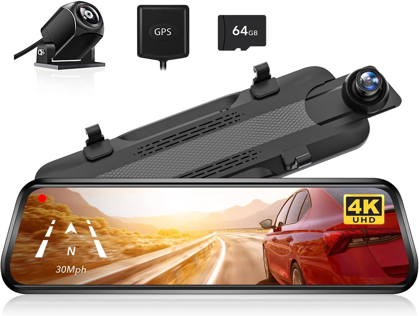 Enhance Safety with WOLFBOX G930 Dash Cam & Rear View Mirror