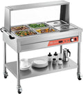 VEVOR 6-Pan Commercial Food Warmer - Buffet Catering Steam Table