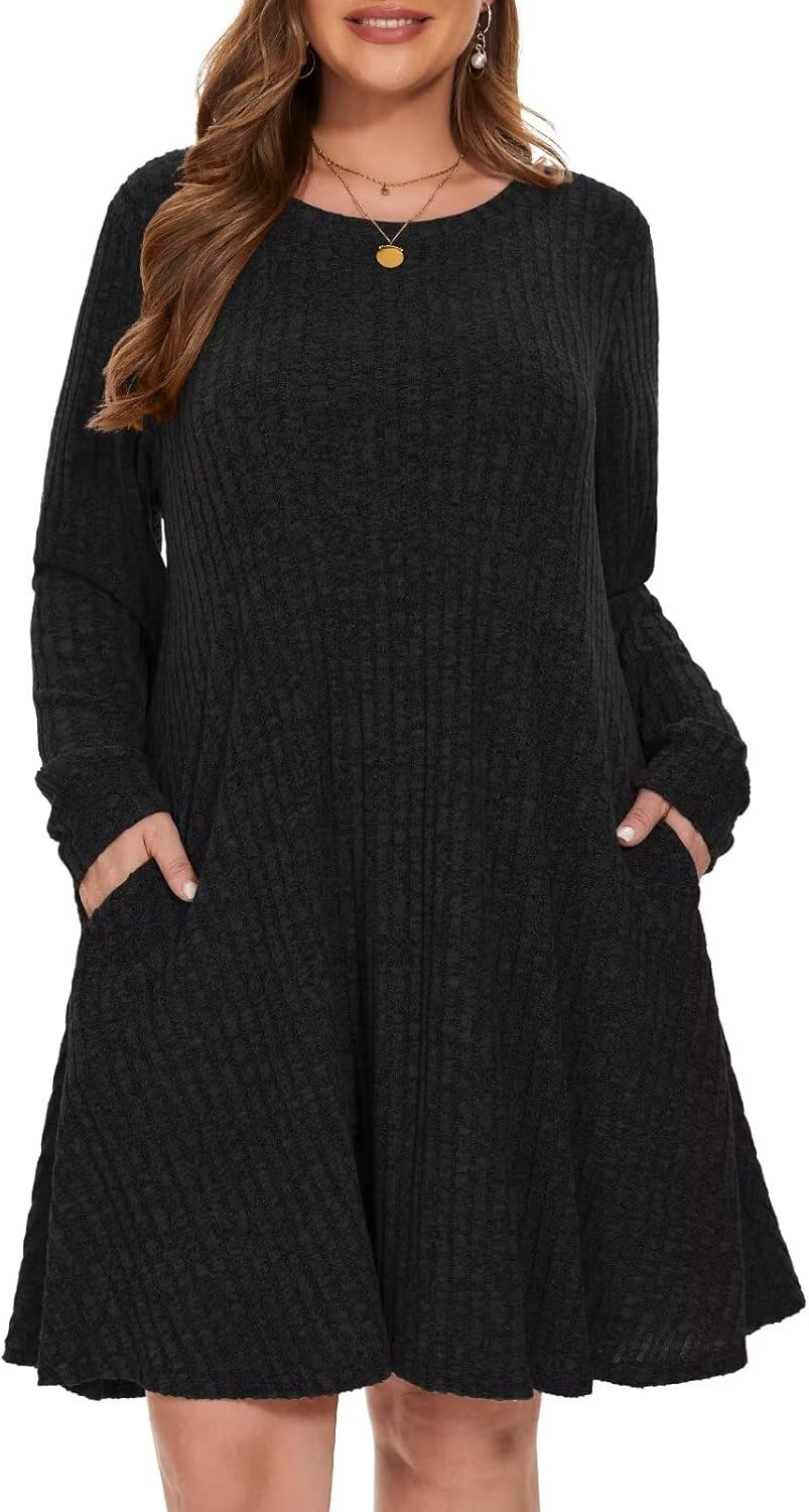 BELAROI Plus Size Sweater Dress for Fall and Winter Outfits