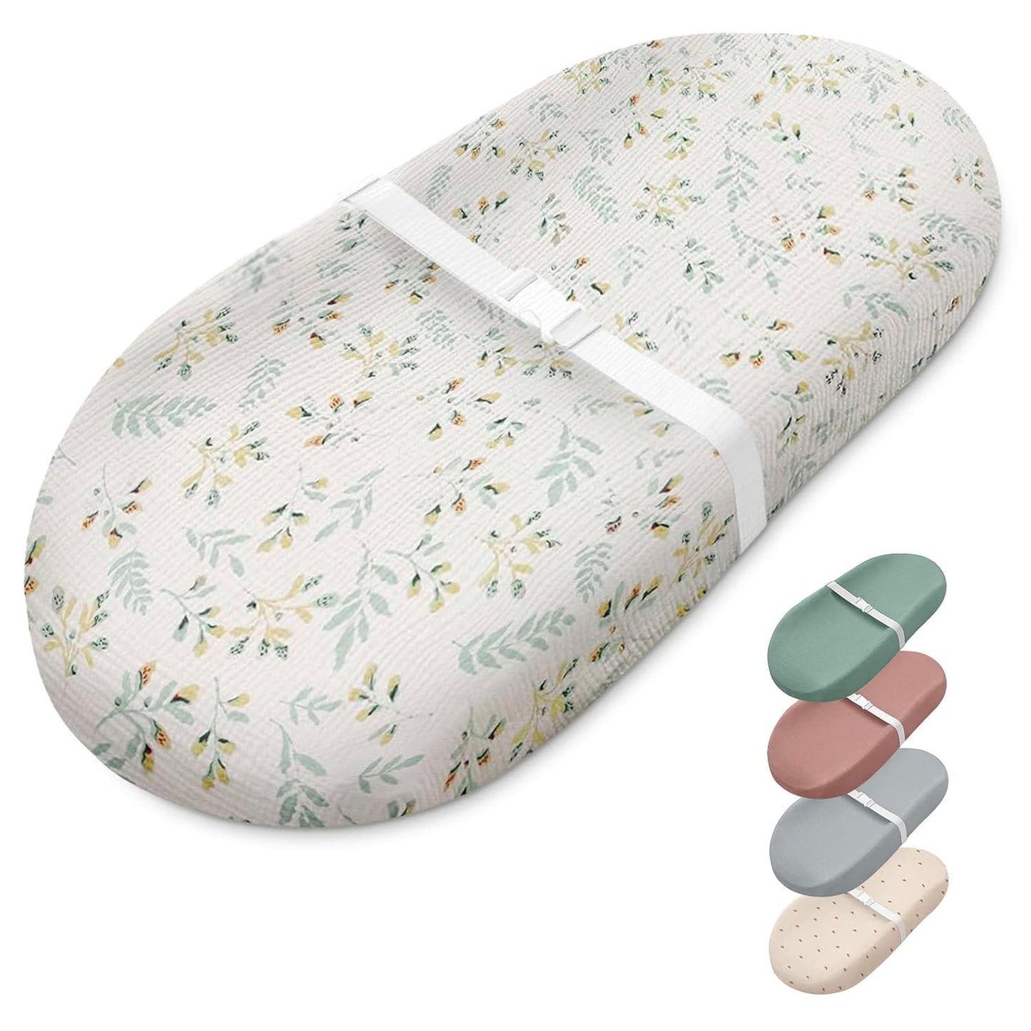 Muslin Baby Changing Pad with Waterproof Lining for Comfort