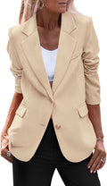 Women's Business Casual Blazer for Work - Notch Lapel, Pockets